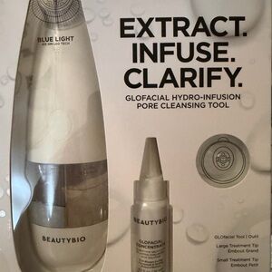 BeautyBio GloFacial Hydro-Infusion Pore Cleansing Tool - White